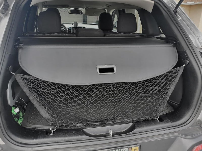 VESUL Retractable Cargo Cover for Jeep Cherokee 2014-2018 - Black Privacy Shade with Extra Canvas Cover - Image 4