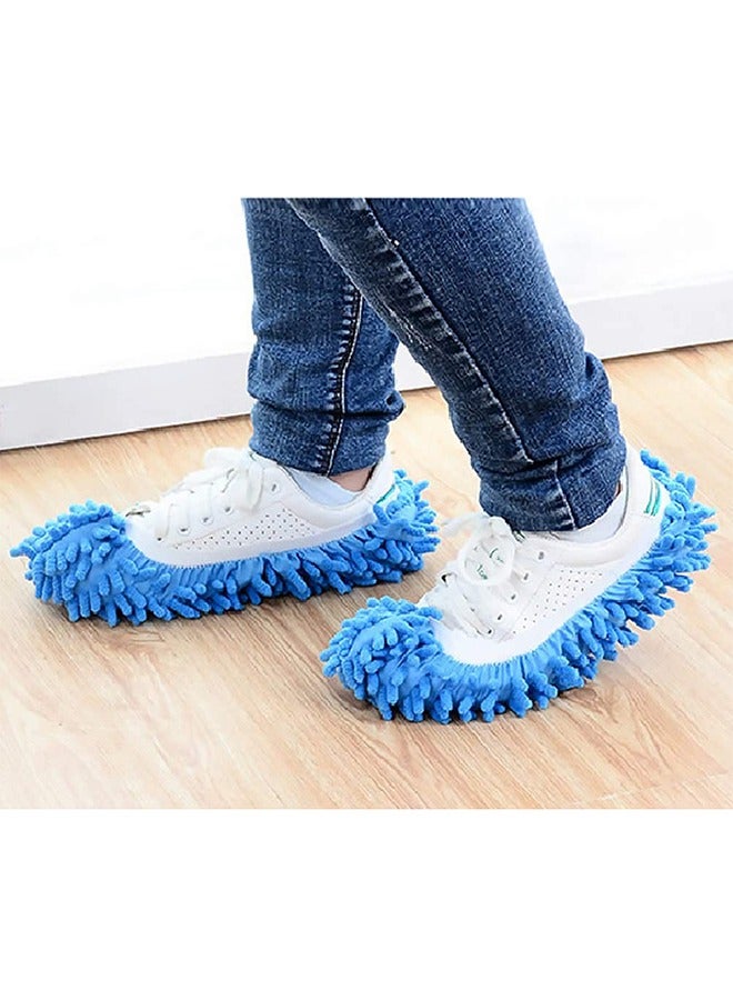 2 Pairs Mop Slippers Shoes Cover Dust Duster - Image 5