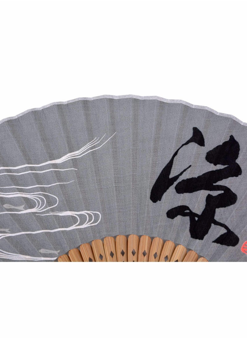 KASTWAVE Folding Hand Fan,Small Handheld Fans for Chinese Japanese Vintage Bamboo Silk Fans  - Image 3