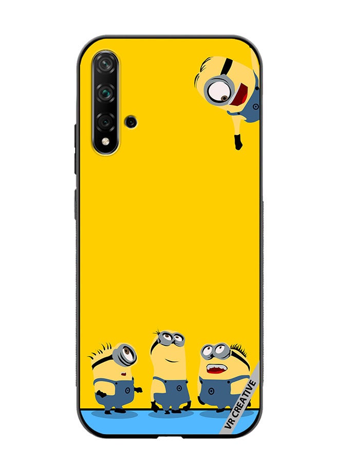 VR CREATIVE Protective Case Cover For Huawei Nova 5T Minions Design Multicolour - Image 1