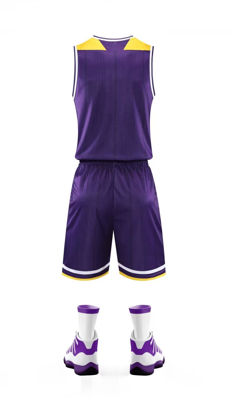 Fast Competition Sports Training Team Basketball Jersey Ball Uniform Group Purchase Printing Basketball Uniform Suit Men'S Group Purchase Summer - Image 1