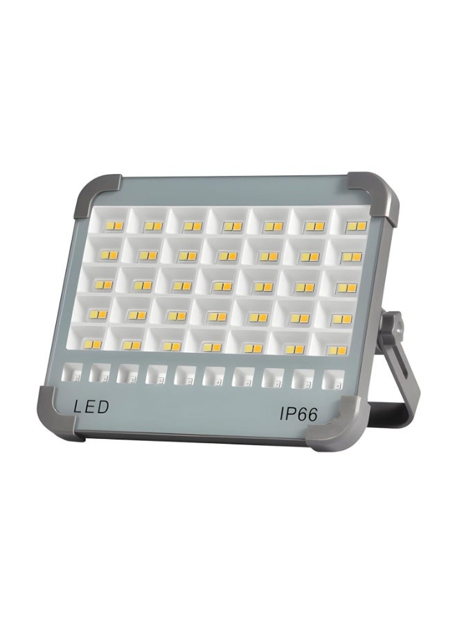 Solar LED Flood Light, Portable Rechargeable Outdoor Work Light with 5 Color Modes, IP66 Waterproof - Image 1