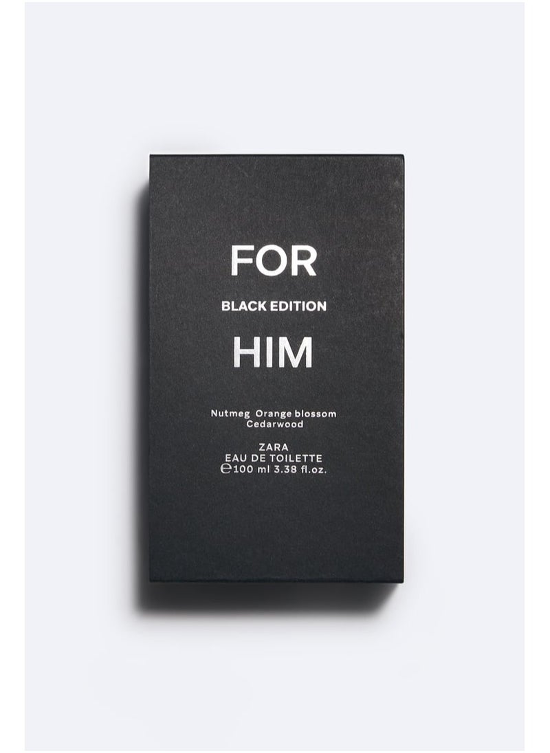 Zara - ماء تواليت ZARA FOR HIM BLACK EDITION 100 مل (3.38 أونصة سائلة) - Image 1