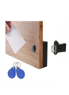 Generic RFID Electronic Cabinet Lock DIY For Wooden Drawer Cabinet, Ready For Use & Programmable(Black)  - Image 4