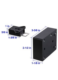 Generic RFID Electronic Cabinet Lock DIY For Wooden Drawer Cabinet, Ready For Use & Programmable(Black)  - Image 5