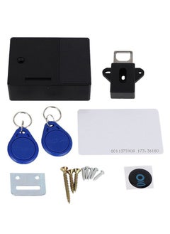 Generic RFID Electronic Cabinet Lock DIY For Wooden Drawer Cabinet, Ready For Use & Programmable(Black)  - Image 1