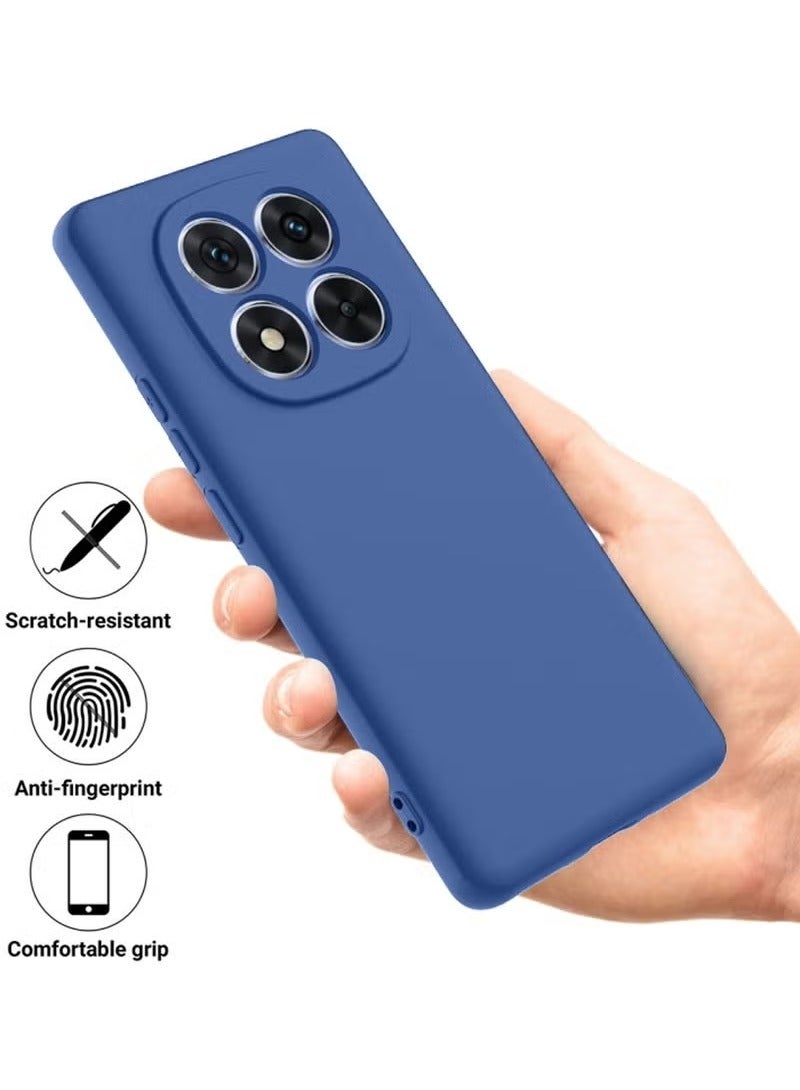 TIGER Xiaomi Redmi Note 14 Pro 4G 2025 Premium Soft Liquid Silicone Case Cover – Slim, Shockproof, Anti-Scratch, Soft Touch, Full Protection, Navy Blue - Image 2