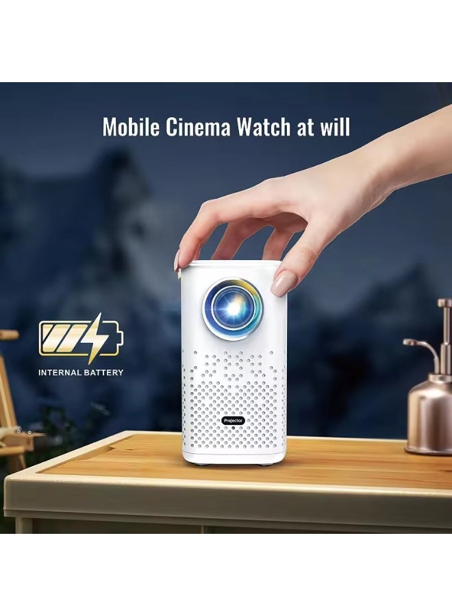 Javoda H1P Mini LED Projector 720P Portable Home Theater with Built-in Battery and Android 13 - Image 2