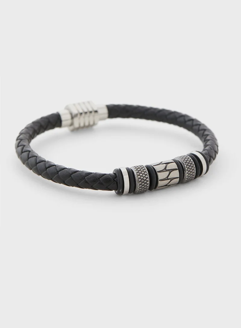 Seventy Five Leather Braided Bracelet