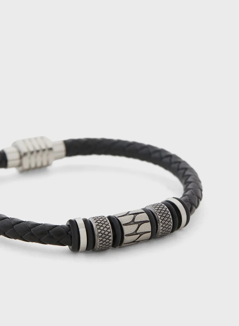 Seventy Five Leather Braided Bracelet