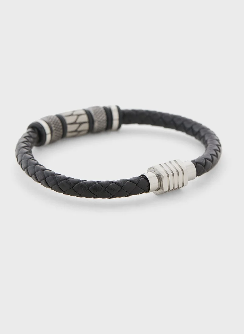 Seventy Five Leather Braided Bracelet