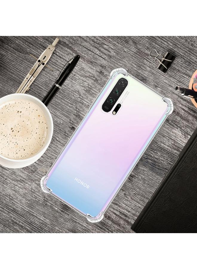 جرين تايجر جراب لهاتف Huawei Honor 20 Pro، جراب هاتف TPU شفاف فائق النحافة ومضاد للسقوط بأربع زوايا - Image 2