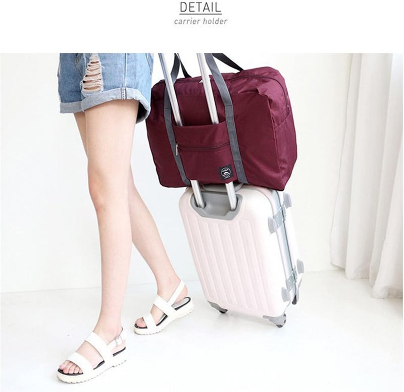 cheekyglo Foldable Travel Duffel Bag Tote Carry on Luggage Sport Duffle Weekender Overnight for Women and Girls - Image 5