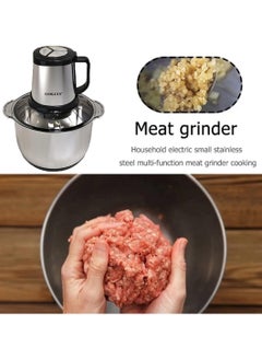 sokany Meat Grinder Electric, Food Processor Onion Vegetable Garlic Chopper, 4 Blades, Stainless Steel Bowl (SK-7015, 800W, 5L)  - Image 3