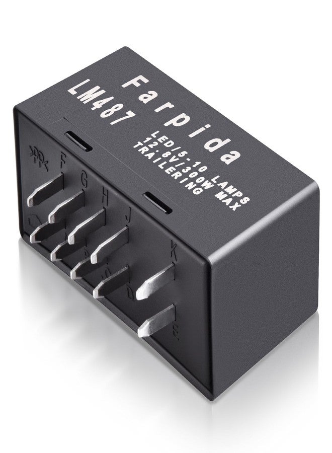 Farpida LM487 10383321 15764135 15231201 LED Flasher Relay Turn Signal Compatible with Chevy GMC Cadillac Hummer 2003-2007 Hazard Warning and Turn Signal Flasher, Fix Hyper Flash,for GMT800 Platform - Image 1