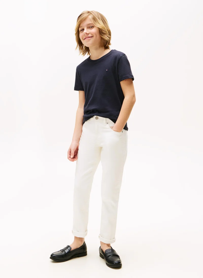 TOMMY HILFIGER Kids Crew Neck Short Sleeve T-shirt