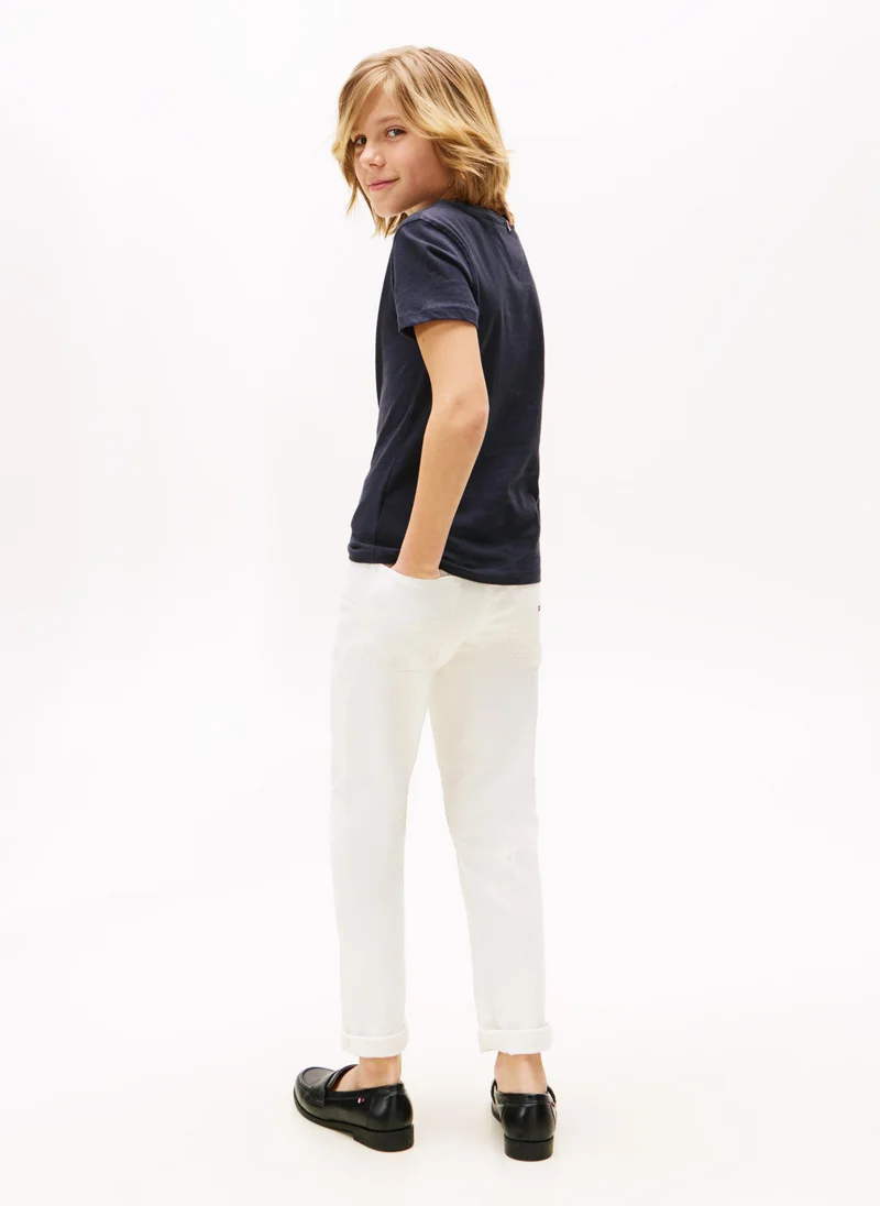 TOMMY HILFIGER Kids Crew Neck Short Sleeve T-shirt
