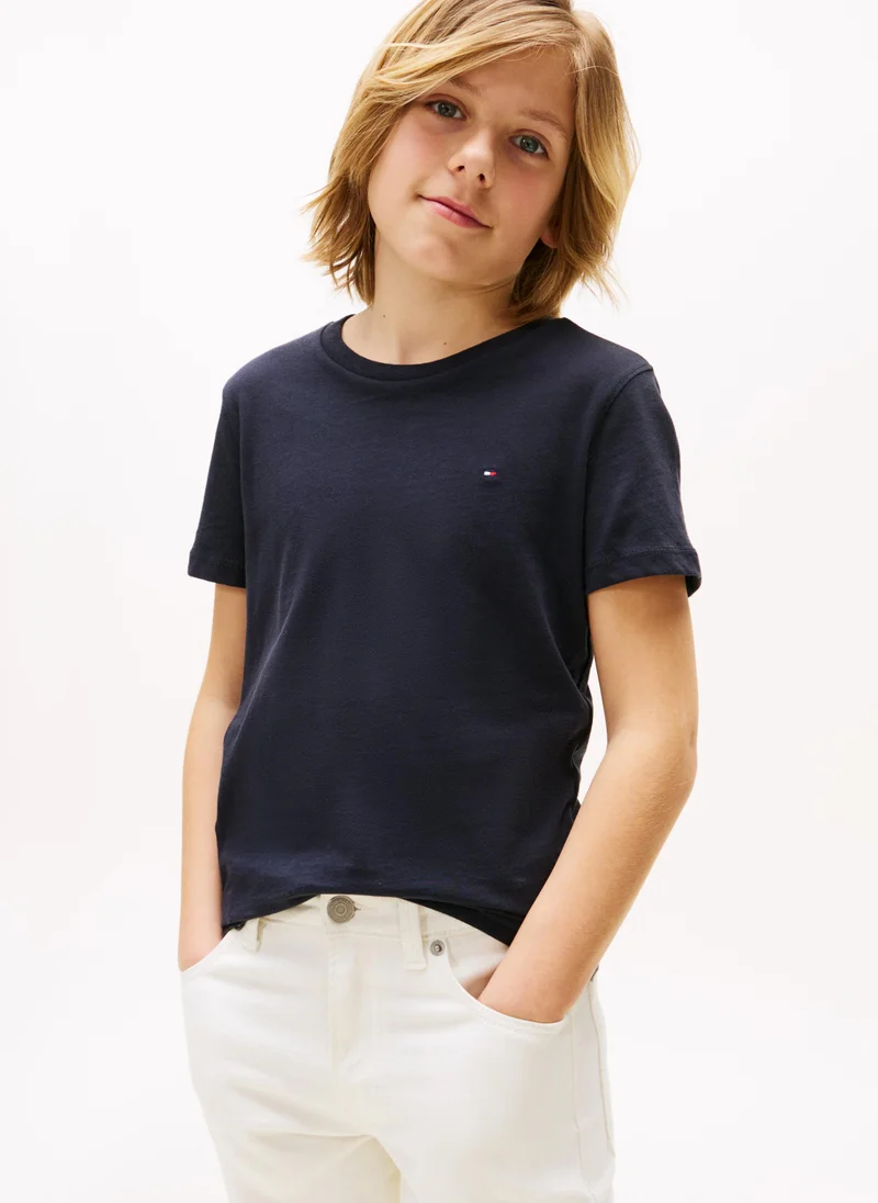 TOMMY HILFIGER Kids Crew Neck Short Sleeve T-shirt