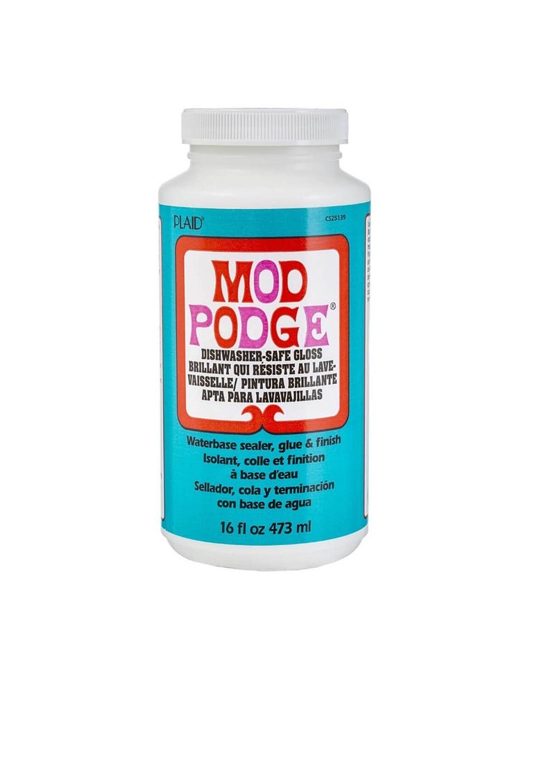 Mod Podge - Mod Podge Dishwasher Safe 16oz - Image 1