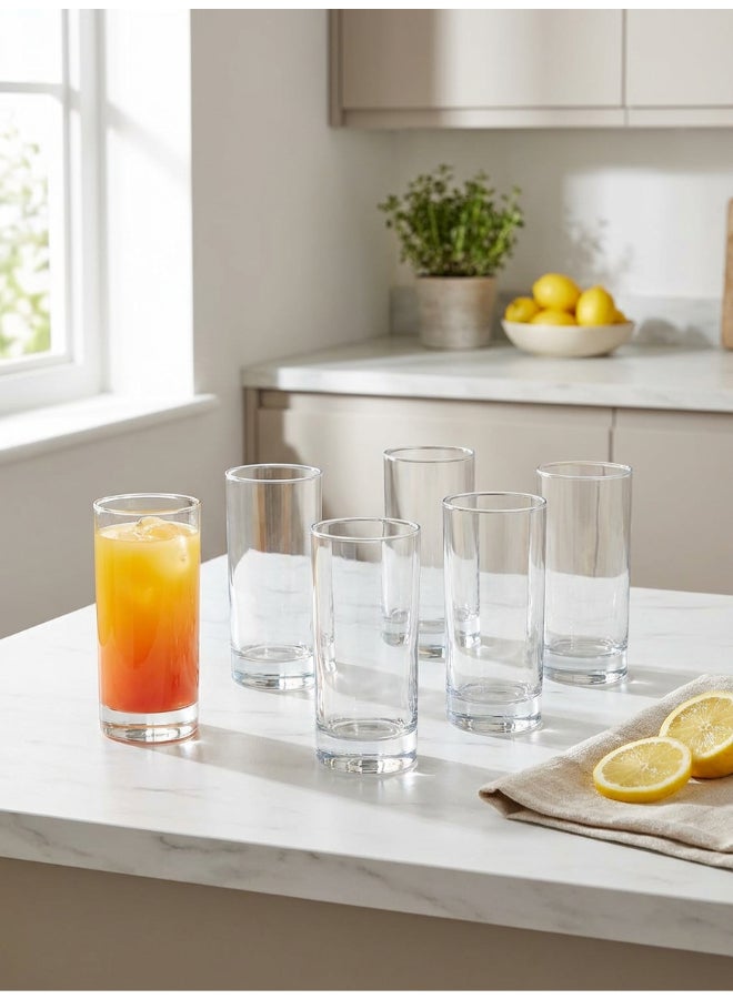 Luminarc Islande 6 Piece Tumbler 290ml Drinking Set For Juice, Water, Soft Drinks, Hard Drink, Hot Beverages - Image 2
