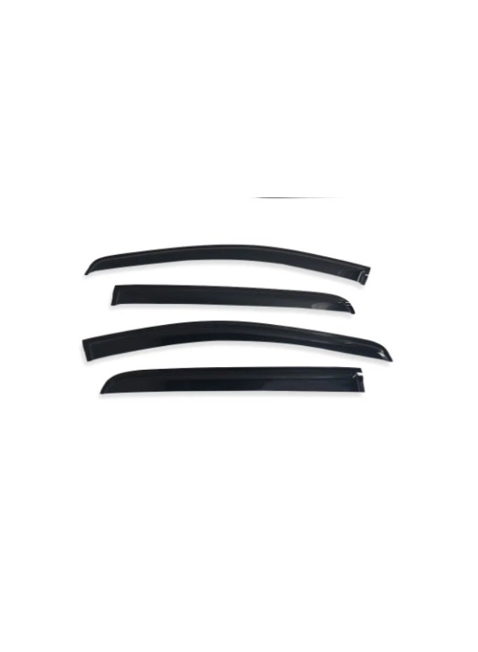 Toyota Rush Window Visors 2019 to 2025 Set of 4 ABS Plastic Rain Guards Black Weather Resistant - Image 2