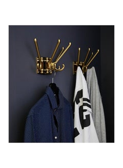 Zaboon 4-Armed Swivel Hook, Brass-Colour  - Image 3