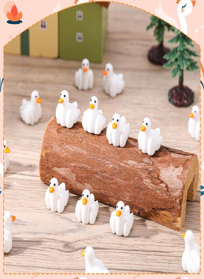 GGSTDDUP 60 Pcs Finger Ducks Toy Figures, Mini Resin Finger Ducks Bulk, Tiny Fingers Figurine Dress up Duck Toy for Party Favors Gift Decoration (Fingers Duck) - Image 4