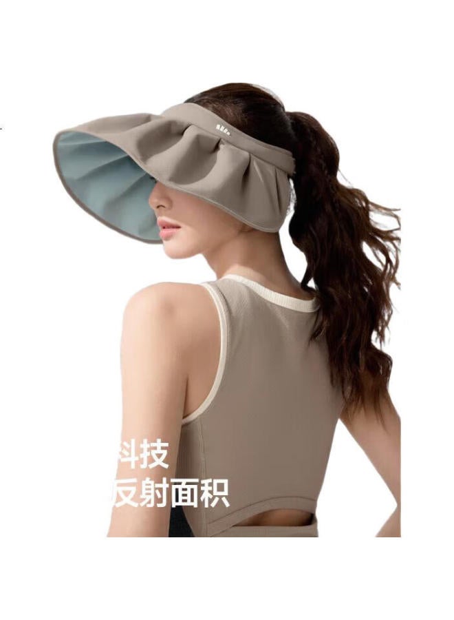 Beneunder Sun Hat Women Uv Protection Shell Top Hat Portable Ts550 Yellow - Image 3
