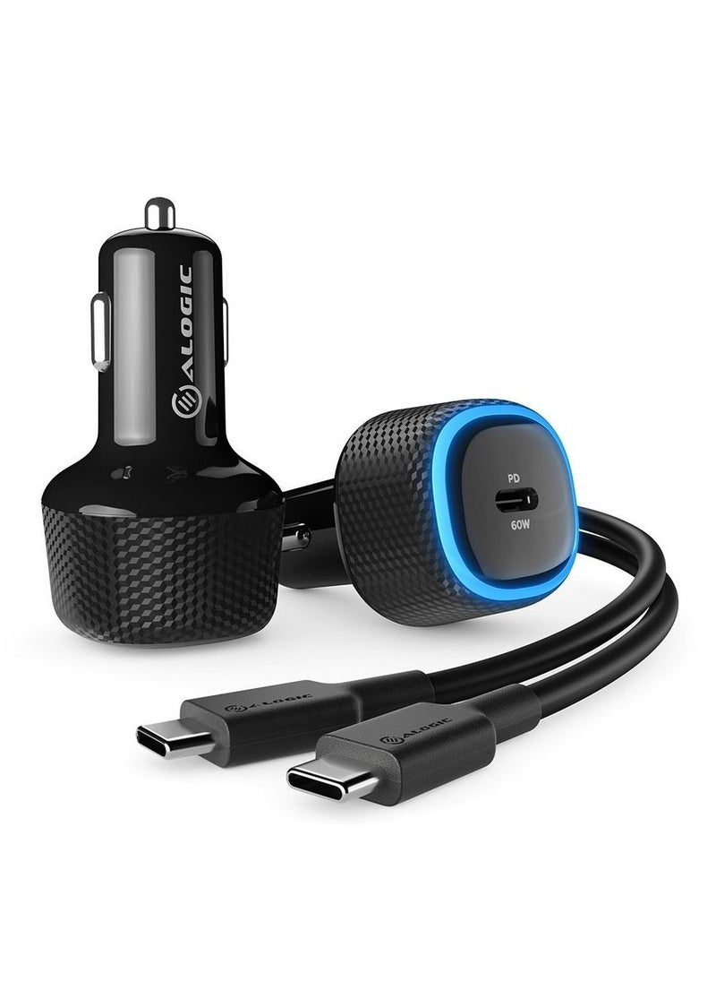 ألوجيك شاحن السيارة Alogic Rapid USB-C 60 وات  - Image 1