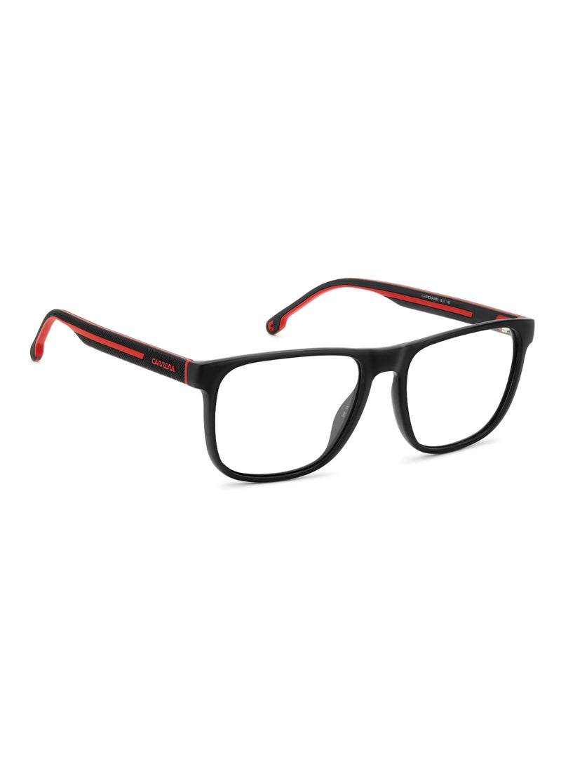 Carrera Men's  Rectangular Shape  Sunglasses Carrera 8892  45 - Lens Size: 44.8 Mm - Mt Blk Rd  - Image 2