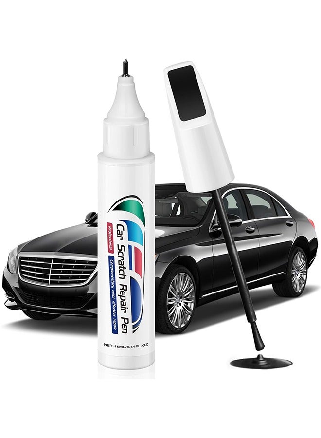 Homonth Touch Up Paint for Cars,Car Paint Scratch Repair Pen Car Paint Touch Up Pen Car Scratch Remover Quick and Easy Fix Auto Paint Chip Repair Auto Touch Up Paint for Scratch Repair Various Cars (Black)  - Image 1