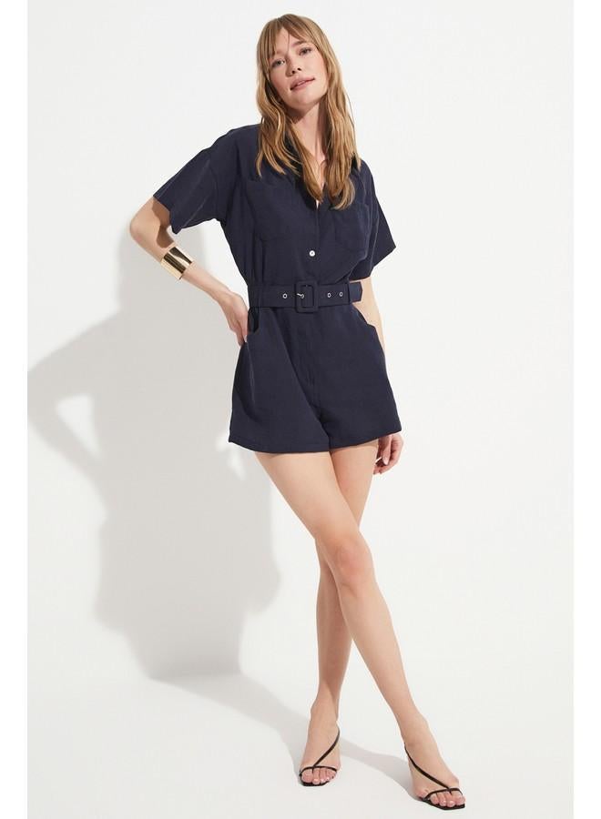 جون جمبسوت بحزام جينز نيلي - Image 3