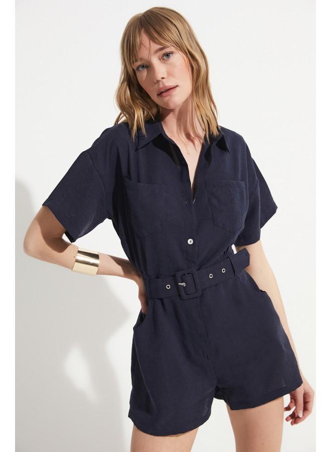 جون جمبسوت بحزام جينز نيلي - Image 4