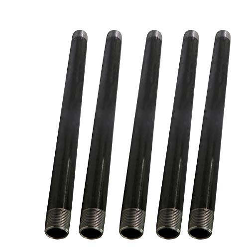 SUPPLYGIANT SUPPLY GIANT QDCM1216-5 PCBL1216-5 Pipe, 1/2" x 16", Black - Image 1
