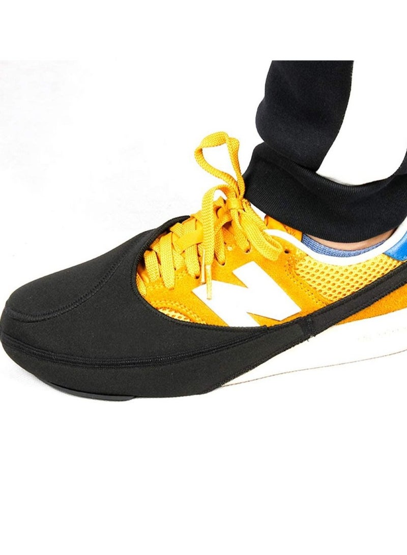 Captaintech Motorcycle Shift Shoe Protector, Motorcycle Protection Gear Shift Cover, Motorcycle Shift Pad, Toe Protector Saves the Guide of Motorcycle Shift Lever, Protective Gear for Men and Women, Black - Image 1