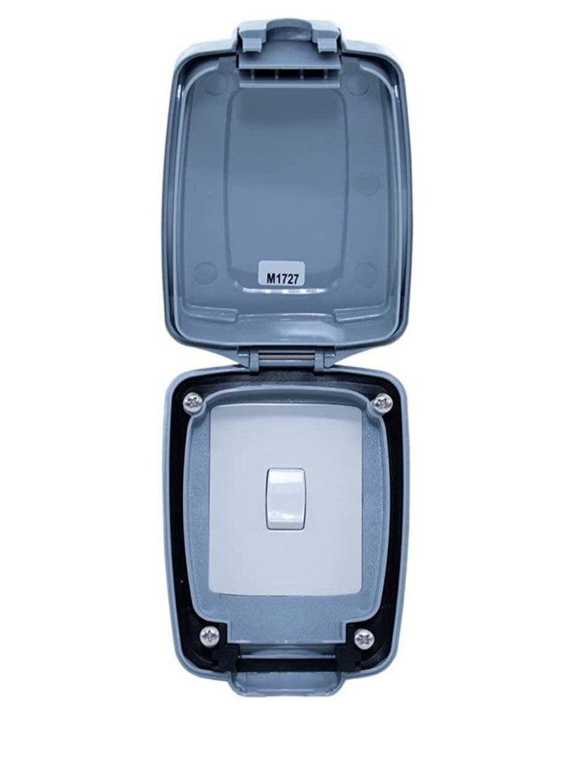Weather Proof Switch Socket-Grey