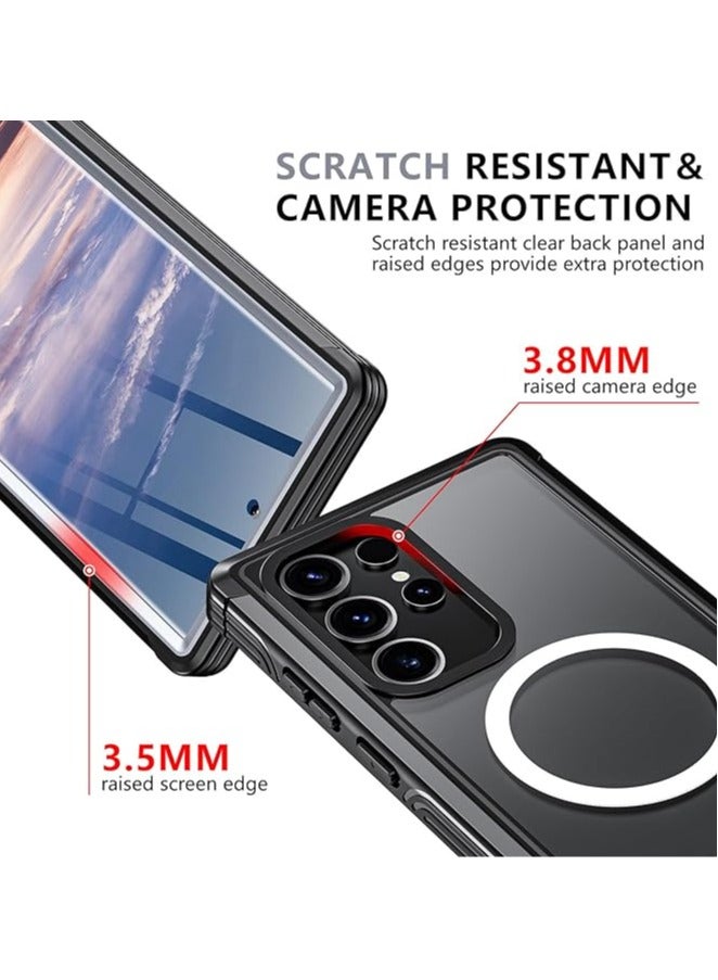 general Galaxy S24 Ultra Case, MagSafe Compatible, Built-in Screen Protector & 2 Camera Lens Protectors, Samsung Shockproof Full Body Case - Image 5
