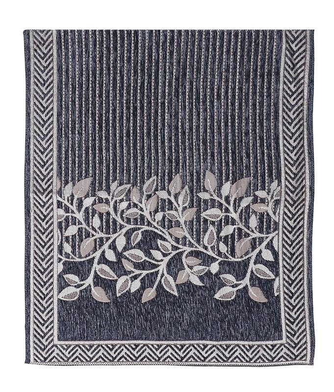 Nendle Superior Velvet Floral Sofa Mat 4 Seater Set Cover Durable Protector for Living Room Sofa Set 2+2, Suitable for L Shape, Sectional and U Shape Sofa (Color Grey, Pack of 2) - Image 3