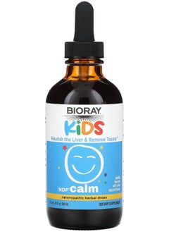 Kids, NDF Calm, Naturopathic Herbal Drops, Vanilla, 4 fl oz (118 ml)