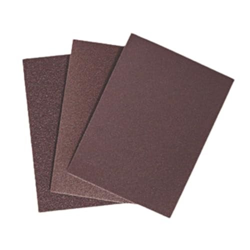 Fein Sandpaper for Profile Sanding Set - Aluminum Oxide, Full Resin Bond for Fast Material Removal, Multi-Material Use, Unperforated, 80 Grit, 25-Pack - 63717217016 - Image 1