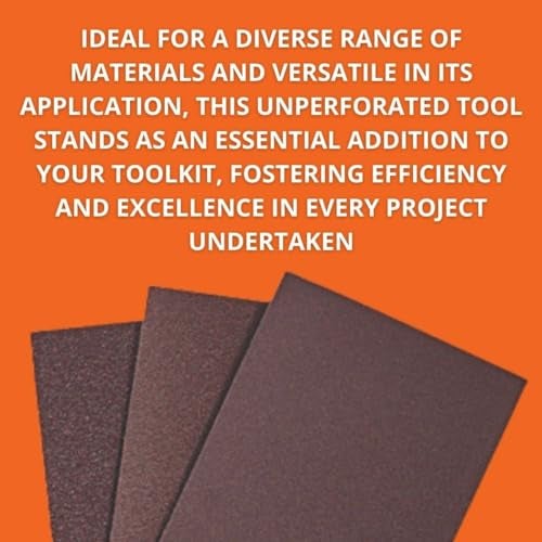 Fein Sandpaper for Profile Sanding Set - Aluminum Oxide, Full Resin Bond for Fast Material Removal, Multi-Material Use, Unperforated, 80 Grit, 25-Pack - 63717217016 - Image 4