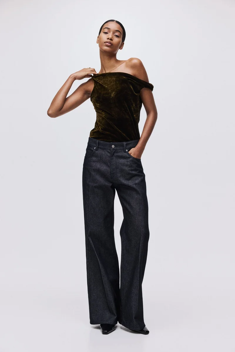 H&M One-shoulder top