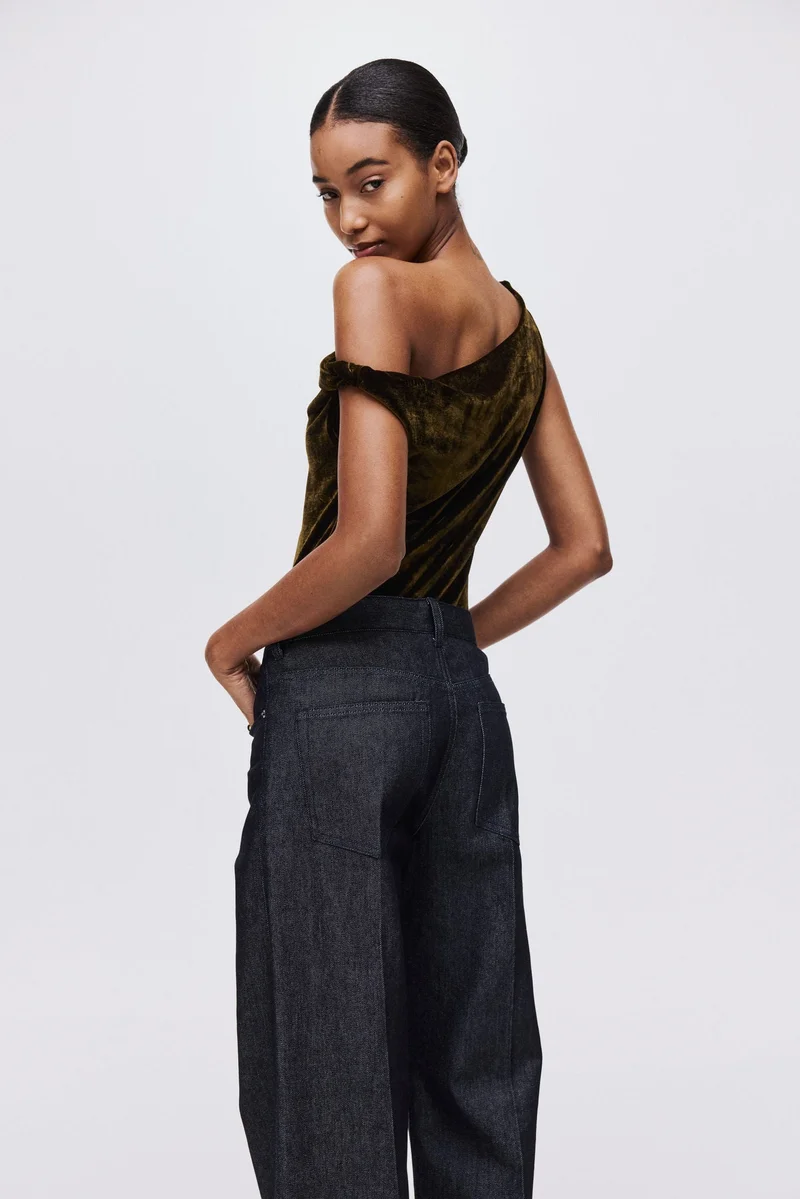 H&M One-shoulder top