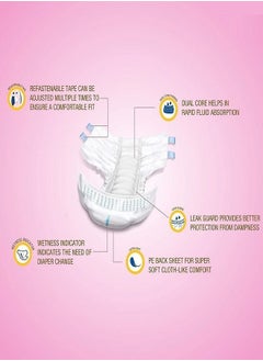 giggles Giggles 30 Pieces are ideal for Adult Diapers Briefs Large Size 2Pack  - Image 5