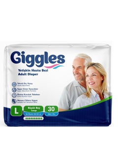 giggles Giggles 30 Pieces are ideal for Adult Diapers Briefs Large Size 2Pack  - Image 2