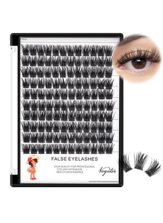 Vayator False Eyelash, Wide Cluster D Curl Individual Eyelashes Extension, 120pcs Per Pack, Various Lengths, Soft, Comfortable, Cruelty Free, Synthetic - pzsku/ZCC8E1077C6C0A92486B9Z/45/_/1741798164/584bc537-8656-4d2b-91f6-cc8fb6ca343e