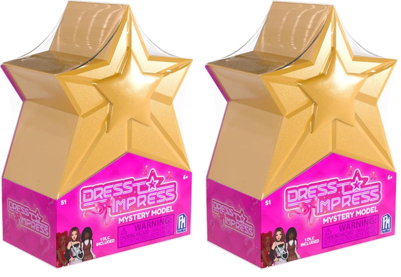 UCC Distributing Dress to Impress Mystery Models Dolls Wave 1 Gold 2Pack Bundle with DLC Codes - Image 2