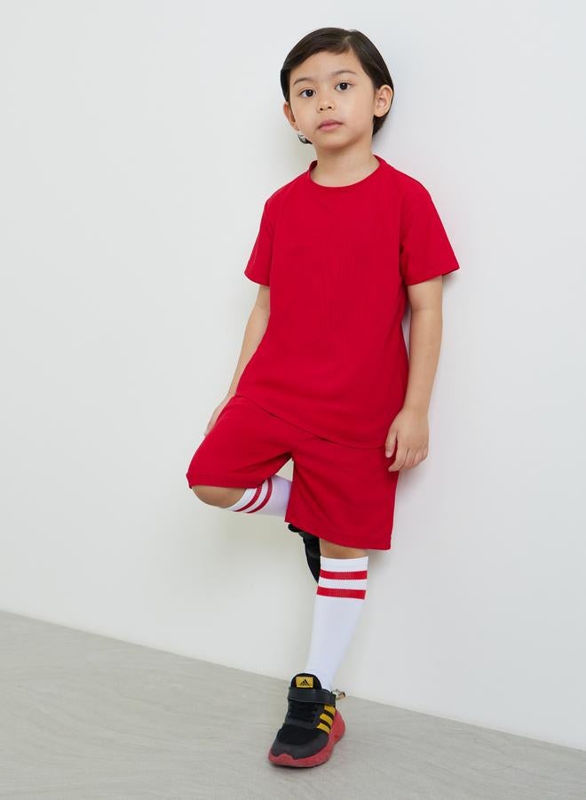 Styli Boys Cotton Sports Jersey Shorts with Side Pocket - Image 2