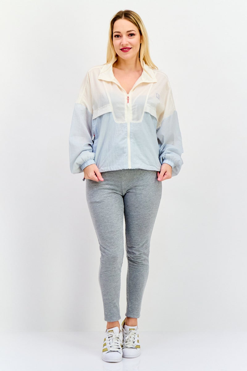 PUMA Women Relaxed Fit Long Sleeves Training Jacket, Slate Blue  - Image 4