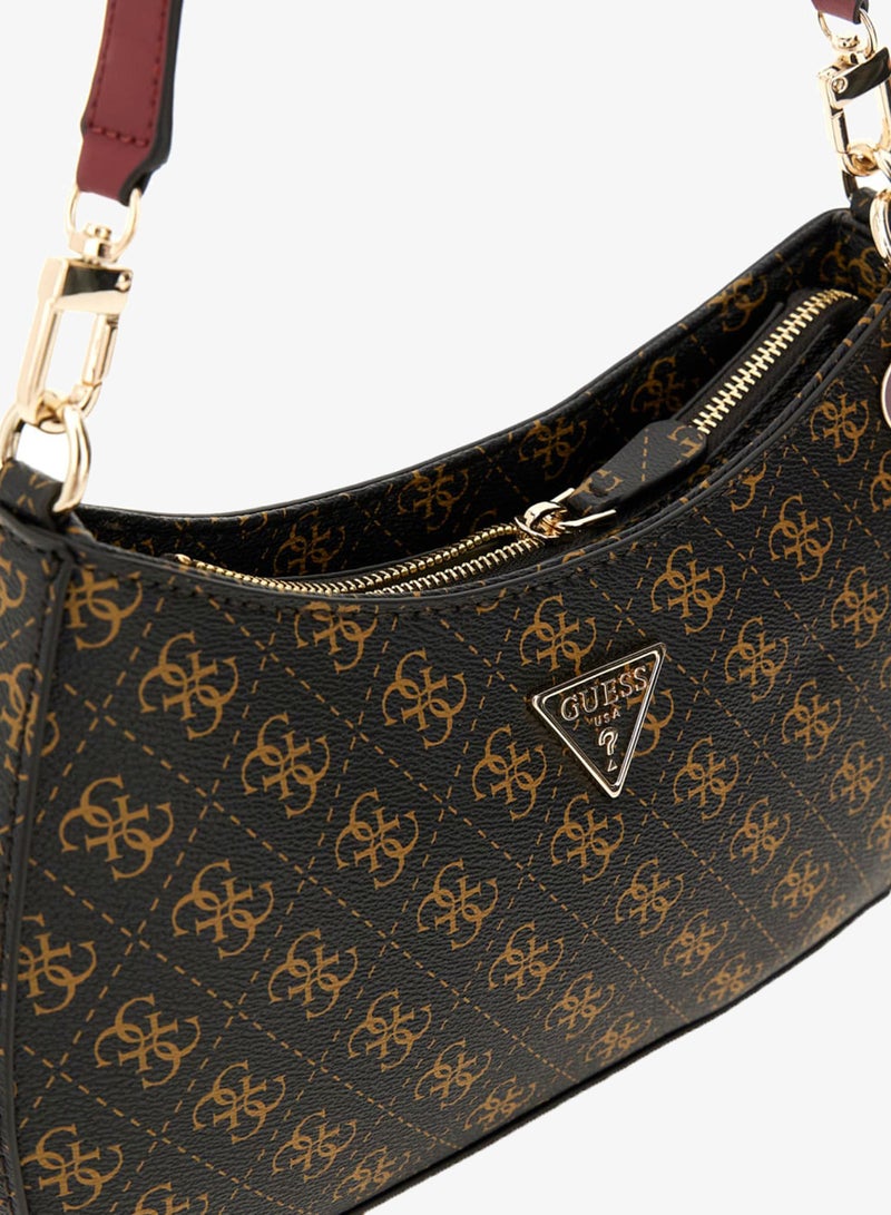 GUESS Noelle Top Zip Shoulder Bag - Image 4